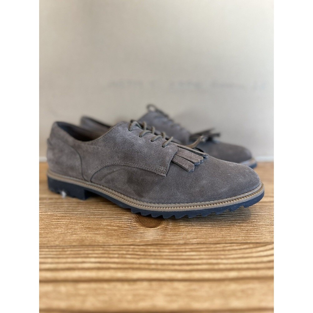 Clark’s Sumerset Griffen Mabel Fringe Kiltie Suede Derby Oxford Shoe Womens 9.5M